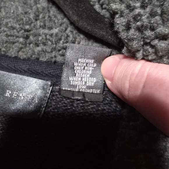 Oscar de la Renta Men's XXL Tight-Knit Pullover Sweater 1/4 Zip Mock Neck Gray - Picture 9 of 9